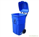 四川戶外環(huán)衛(wèi)塑料垃圾桶廠家 戶外垃圾桶批發(fā)