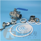 快裝接頭PTFE墊圈卡箍四氟墊管道活接墊圈